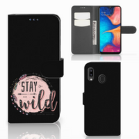 Samsung Galaxy A30 Leuk Hoesje Boho Stay Wild