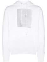 Helmut Lang hoodie à lien de resserrage - Blanc