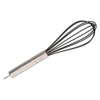 Zwarte keuken garde / klopper 26 cm   - - thumbnail