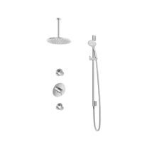 Hotbath Get together IBS2R Regendoucheset inbouw - 30cm plafondarm - 30cm ronde hoofddouche - 3 standen handdouche glijstang - chroom IBS2RCR1357 - thumbnail