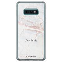 Samsung Galaxy S10e siliconen telefoonhoesje - C'est la vie