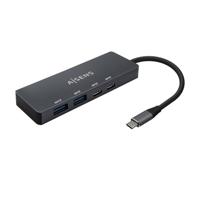 AISENS USB3.2 Gen1 5G USB-C, USB-C/M-2 x USB-C/H-2 x USB-A/H, grijs, 15 cm