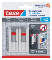 Klevende schroef Tesa behang en pleisterwerk verstelbaar 1kg - thumbnail