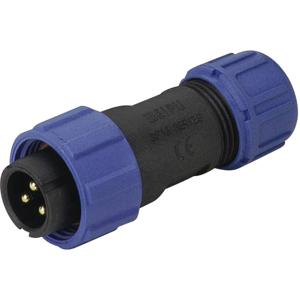 Weipu SP1310 / P 5 II Ronde connector Stekker, recht Totaal aantal polen: 5 Serie (ronde connectors): SP13 1 stuk(s)