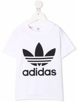 adidas Kids t-shirt à logo imprimé - Blanc