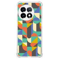 OnePlus 11 Doorzichtige Silicone Hoesje Funky Retro - thumbnail