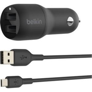 Belkin CCE002BT1MBK oplader voor mobiele apparatuur Auto Zwart