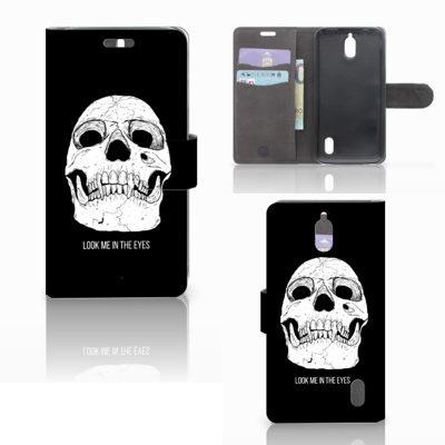 Telefoonhoesje met Naam Huawei Y625 Skull Eyes
