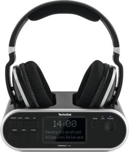 TechniSat StereoMan 2 DAB+ Headset Bedraad en draadloos Hoofdband Muziek Zwart