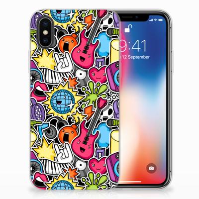 Apple iPhone X | Xs Silicone Back Cover Punk Rock Apple iPhone X | Xs Silicone Back Cover Punk Rock