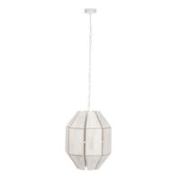 J-Line hanglamp block hout white wash 156 x ø 43