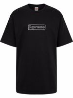 Supreme x Kaws t-shirt Chalk Logo - Noir