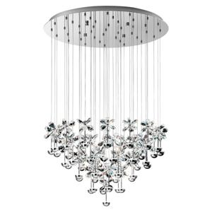 Stars of Light Design hanglamp Pianopoli 43-lichts 78cm grijs 93661