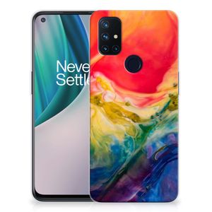 Hoesje maken OnePlus Nord N10 5G Watercolor Dark