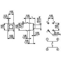 APEM PHAP3301D PHAP3301D Druktoets 12 V/DC 0.05 A 1x uit/(aan) Moment 1 stuk(s) - thumbnail