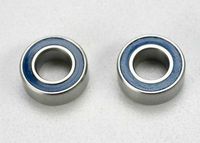 Ball bearings, blue rubber sealed (5x10x4mm) (2)