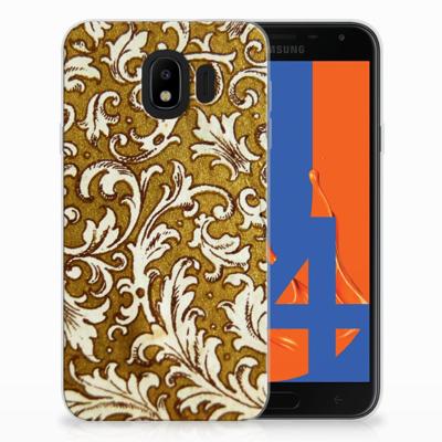 Siliconen Hoesje Samsung Galaxy J4 2018 Barok Goud Siliconen Hoesje Samsung Galaxy J4 2018 Barok Goud