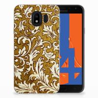 Siliconen Hoesje Samsung Galaxy J4 2018 Barok Goud