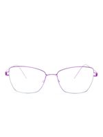 Lindberg lunettes de vue Femke 75 à monture rectangulaire - Violet - thumbnail