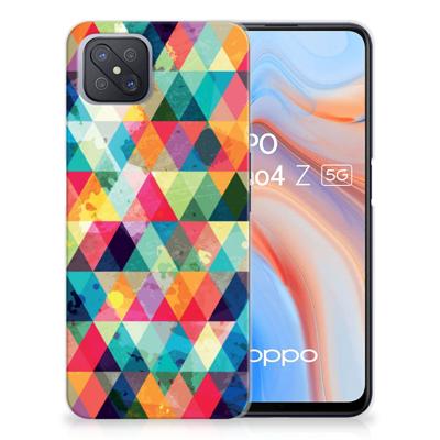 OPPO Reno4 Z | A92s TPU bumper Geruit OPPO Reno4 Z | A92s TPU bumper Geruit