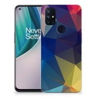 OnePlus Nord N10 5G TPU Hoesje Polygon Dark