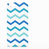 Apple iPhone SE | 5S TPU bumper Zigzag Blauw - thumbnail