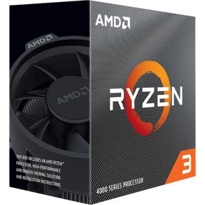 Ryzen 3 4100, 3,8 GHz (4,0 GHz Turbo Boost) Processor