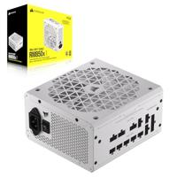 CORSAIR RM850x SHIFT Volledig Modulaire ATX-Voeding - Interface Modulaire Zijde - Dubbele EPS12V-Connectoren - Zero RPM-Fanmodus - Condensatoren met Rating tot 105°C - 80 PLUS Gold Efficiency - Wit