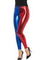 Jester Cosplay Leggings, Metallic (L)