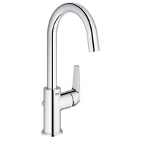 GROHE Bauflow l-size waterbesparende wastafelkraan met waste chroom 23753000 - thumbnail