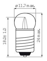 Bosma Lamp 6V 0.05 E10 fiets achter - thumbnail