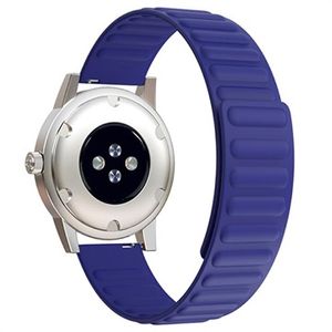 Samsung Galaxy Watch4/Watch4 Classic/Watch5/Watch6/Watch FE/Watch7 Magnetische Siliconen Sportband - Blauw