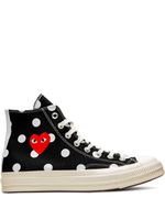 Comme Des Garçons Play x Converse x Converse baskets montantes Chuck 70 - Noir - thumbnail