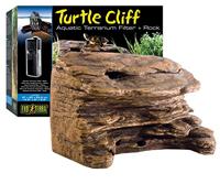 Exo Terra Turtle Cliff, aqua-terraria filter en rotsen in één, ideaal warmte- of landgebied voor dieren die niet alleen in het water leven, groot