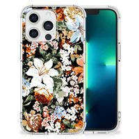 Case voor Apple iPhone 13 Pro Dark Flowers - thumbnail