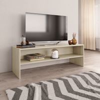 Tv-meubel 120x40x40 cm spaanplaat Sonoma eikenkleur