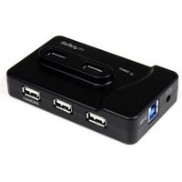 StarTech.com 6-poort USB 3.0/2.0 Combo Hub met Oplaadpoort