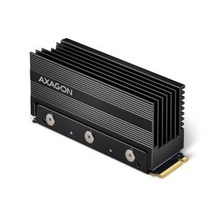 Axagon CLR-M2XL koelsysteem voor computers M.2 NVMe SSD Koelplaat/radiatoren Zwart 1 stuk(s)