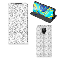 Xiaomi Redmi Note 9 Pro | 9S Hoesje met Magneet Stripes Dots