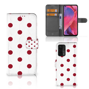 OPPO A54 5G | A74 5G | A93 5G Book Cover Cherries