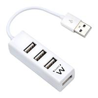 Ewent Ew1122 Usb 2.0 Hub Wit Nodo (Usb 2.0, Usb, Wit)