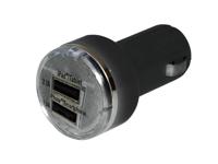 Eufab USB-Ladeadapter USB-laadadapter Stroombelasting (max.): 2.1 A 12 V naar 5 V, 24 V naar 5 V