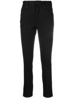 DKNY pantalon crop à taille haute - Noir