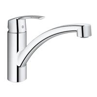 Grohe Start 1 gats keukenkraan met lage uitloop chroom 32441001