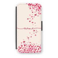 Hartjes en kusjes: iPhone 8 Flip Hoesje