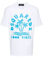 DSQUARED2 t-shirt à logo imprimé - Blanc - thumbnail