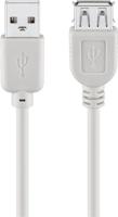 Goobay 68715 USB-kabel USB 2.0 1,8 m USB A Grijs - thumbnail