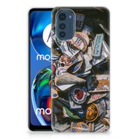 Motorola Moto E32/E32s Siliconen Hoesje met foto Badges