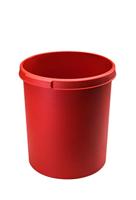 HAN Prullenbak klassiek – 6 stuks, volume 30 liter, aantrekkelijk design, chique en stabiel, rood