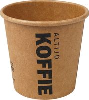 Beker uit karton (altijd koffie), 118 ml, diameter 63 mm, pak van 50 stuks